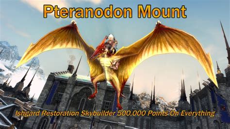 FFXIV: Pteranodon Mount .